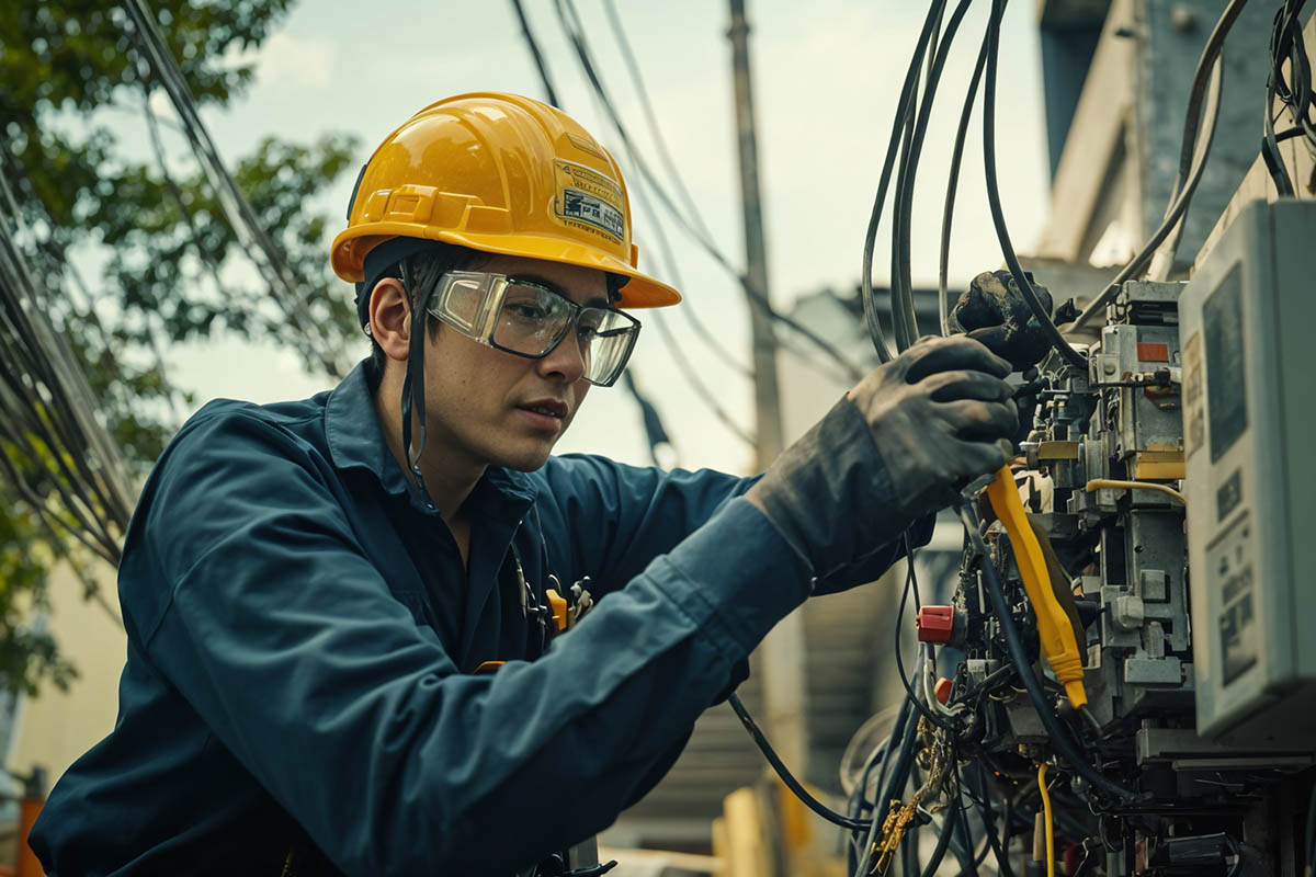 Electric equipment installation for homes and commercial buildings